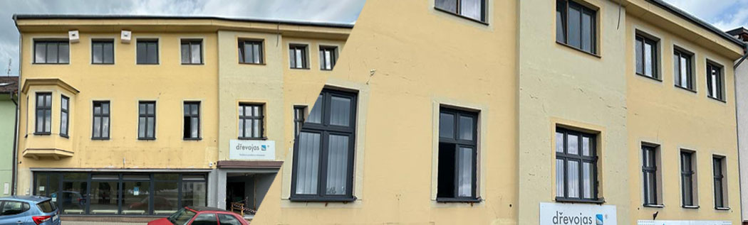 Budynek usługowo-mieszkalny w Czechach