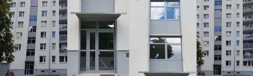 Stolarka aluminiowa w zabudowie wielorodzinnej